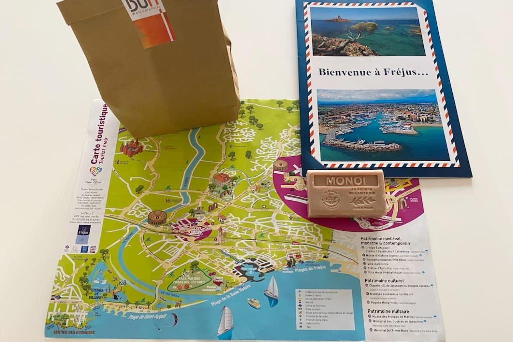 Port-Frejus, Le Paladien, Appartement 2 Pieces Climatise, Terrasse & Parking المظهر الخارجي الصورة