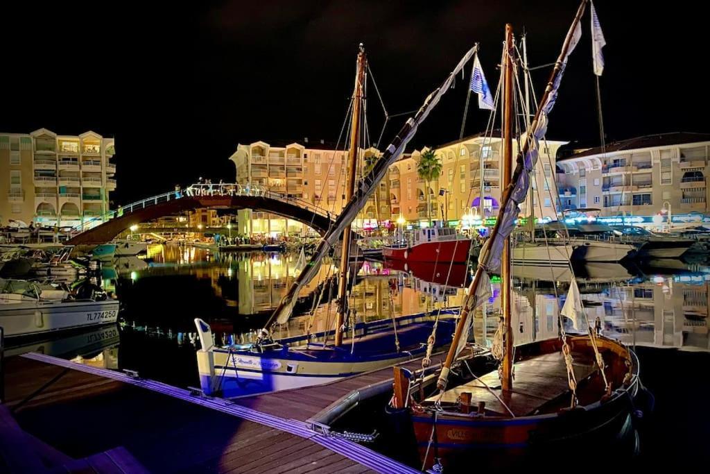 Port-Frejus, Le Paladien, Appartement 2 Pieces Climatise, Terrasse & Parking المظهر الخارجي الصورة